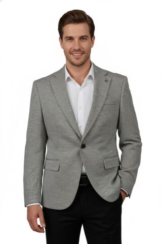 Erkek Tek Spor Ceket Çift Yırtmaçlı BGL-ST04981