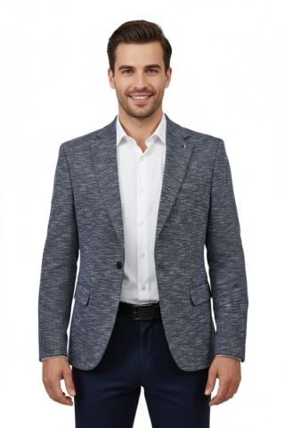 Erkek Tek Spor Ceket Çift Yırtmaçlı BGL-ST04981