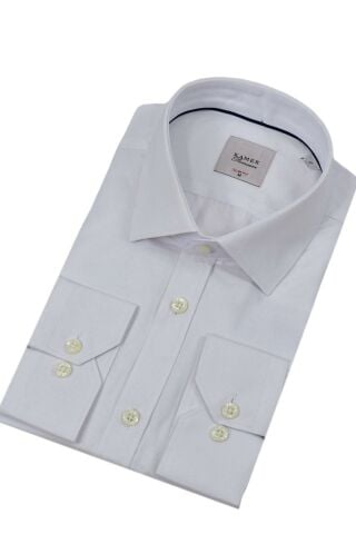 Erkek Puantiyeli Slim Fitt Uzun Kol Gömlek 2382 BGL-ST04377