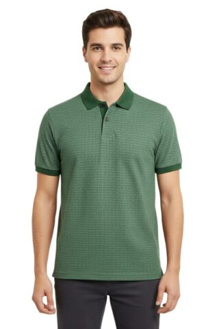 Erkek Polo Yaka Jakarlı T-sıhırt 2063 BGL-ST00533