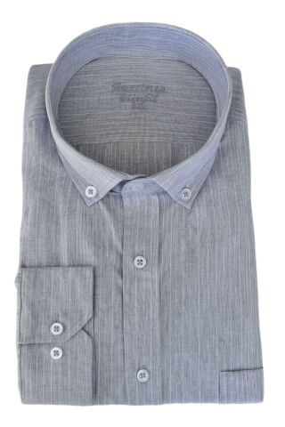 Erkek Büyük Beden Silim Fit Uzun Kol Gömlek BGL-ST03069