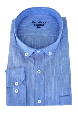 Erkek Büyük Beden Silim Fit Uzun Kol Gömlek BGL-ST03069