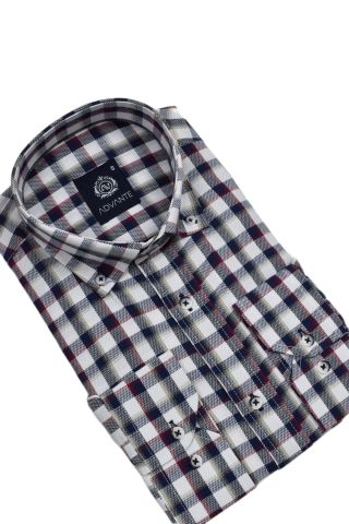 Erkek Ekose Klasik Uzun Kol Gömlek Oxford BGL-ST02988