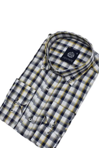 Erkek Ekose Klasik Uzun Kol Gömlek Oxford BGL-ST02988