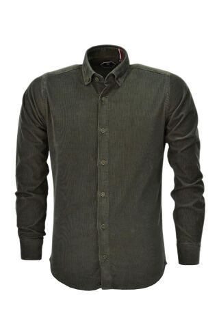 Erkek Kadife Silim Fit Gömlek BGL-ST03909