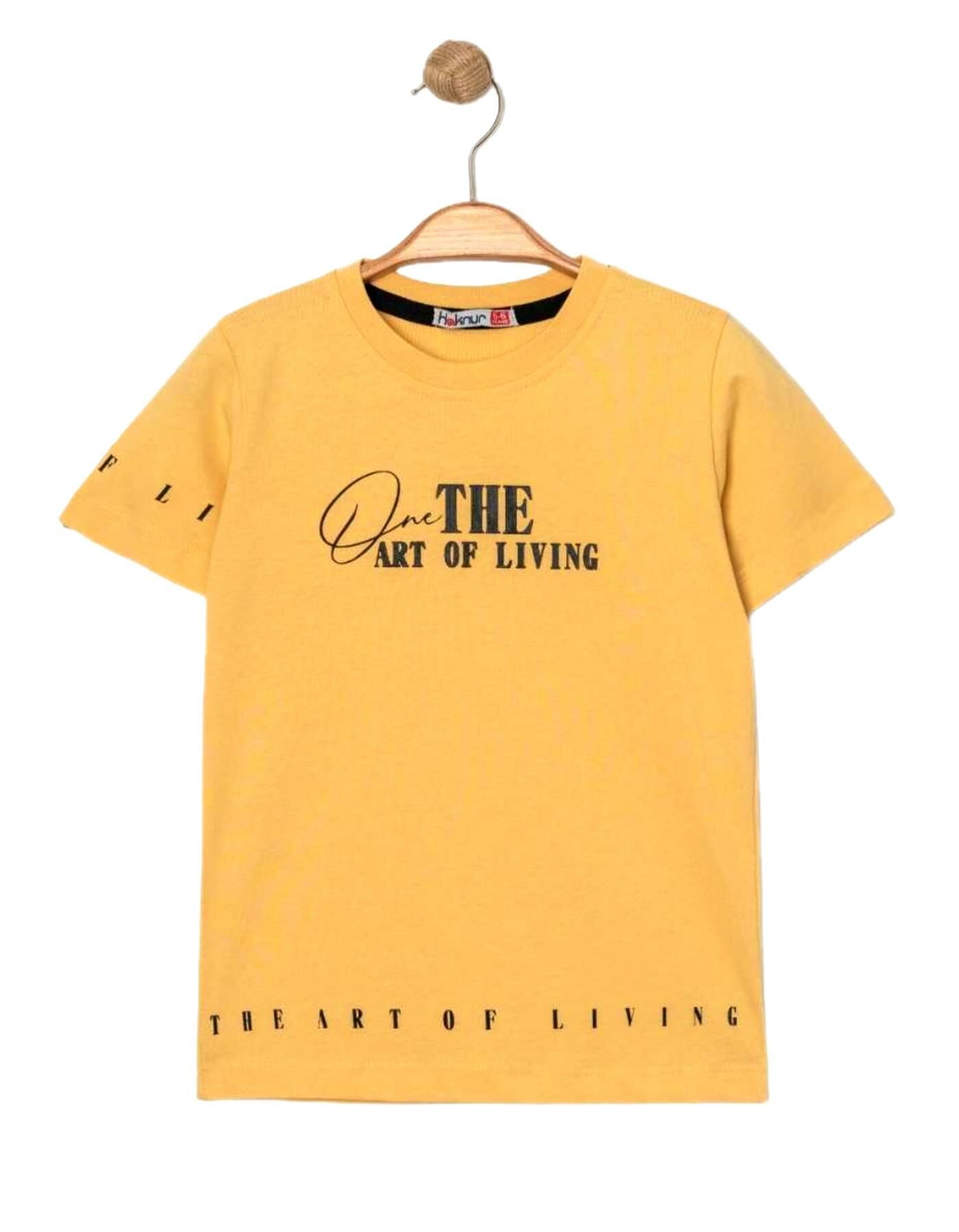 Erkek Çocuk The Art Of Lıvıng Baskılı Tişört BGL-ST04454