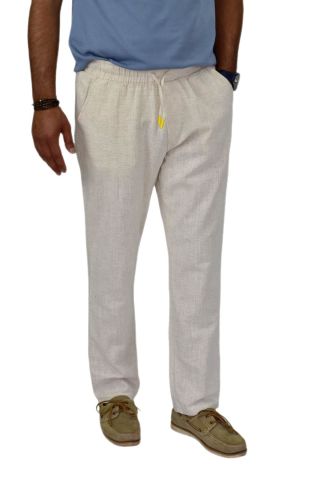 Erkek Pamuklu Yazlık Lastikli Pantolon 1928 BGL-ST04596