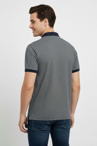 Erkek Polo Yaka Jakarlı Tişört BGL-ST00535