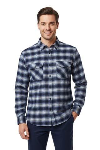 Erkek Kışlık Çift Cep Kapaklı Gömlek BGL-ST04933