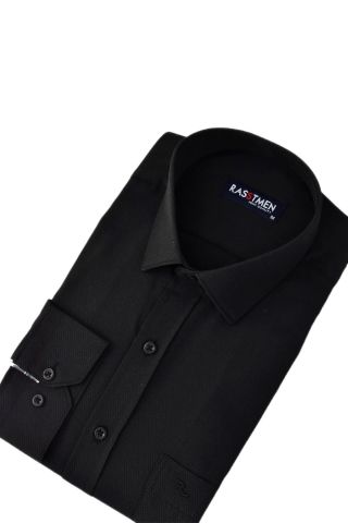 Erkek Klasik Uzun Kollu Armürlü Gömlek BGL-ST03259