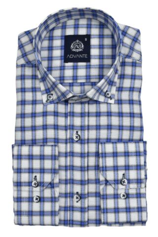 Erkek Ekose Klasik Uzun Kol Gömlek Oxford BGL-ST02989