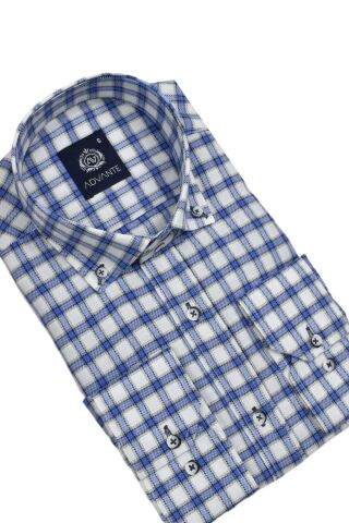 Erkek Ekose Klasik Uzun Kol Gömlek Oxford BGL-ST02989