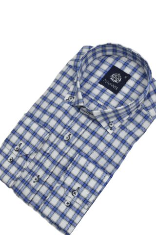 Erkek Ekose Klasik Uzun Kol Gömlek Oxford BGL-ST02989