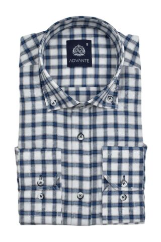 Erkek Ekose Klasik Uzun Kol Gömlek Oxford BGL-ST02989