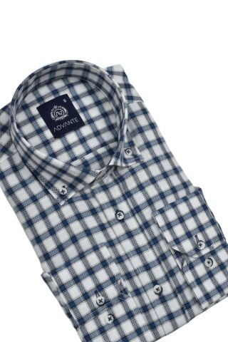 Erkek Ekose Klasik Uzun Kol Gömlek Oxford BGL-ST02989