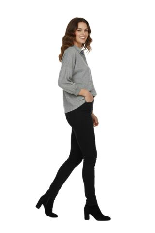 Kadın Yumoş Polo Yaka Modelli Bluz BGL-ST05140