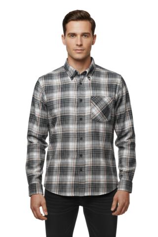 Erkek Kışlık Uzun Kol Tek Cepli Gömlek 3783 BGL-ST04808