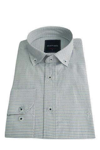 Erkek Gömlek Slim Fitt Puantiyeli Rehalli BGL-ST00803