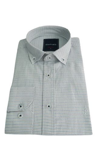 Erkek Gömlek Slim Fitt Puantiyeli Rehalli BGL-ST00803