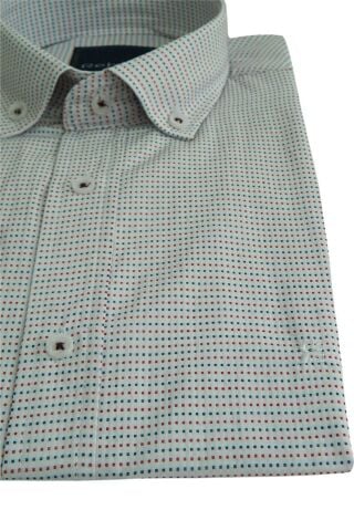Erkek Gömlek Slim Fitt Puantiyeli Rehalli BGL-ST00803