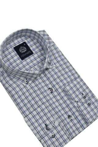 Erkek Ekose Klasik Uzun Kol Gömlek Oxford BGL-ST02990