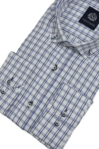 Erkek Ekose Klasik Uzun Kol Gömlek Oxford BGL-ST02990