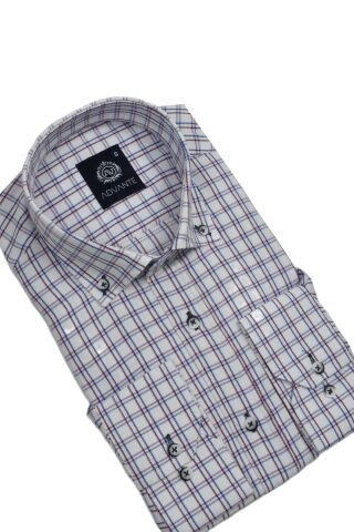 Erkek Ekose Klasik Uzun Kol Gömlek Oxford BGL-ST02990