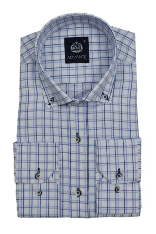 Erkek Ekose Klasik Uzun Kol Gömlek Oxford BGL-ST02990