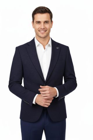 Erkek Tek Spor Ceket Çift Yırtmaçlı BGL-ST04982