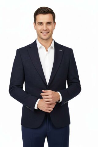 Erkek Tek Spor Ceket Çift Yırtmaçlı BGL-ST04982