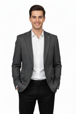 Erkek Tek Spor Ceket Çift Yırtmaçlı BGL-ST04982