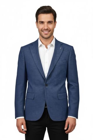 Erkek Tek Spor Ceket Çift Yırtmaçlı BGL-ST04982