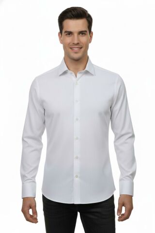 Erkek Slim Fitt Uzun Kol Gömlek 2427 BGL-ST04809