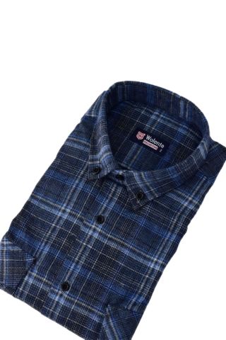 Erkek Pamuklu Kışlık Çift Cepli Kapaklı Gömlek BGL-ST03166