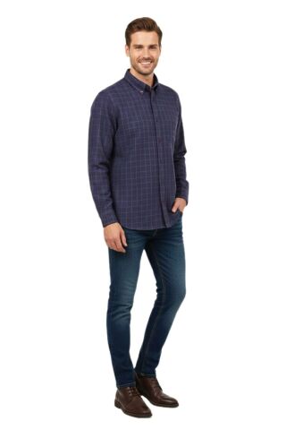 Erkek Kışlık Uzun Kol Gömlek 3532 BGL-ST04803