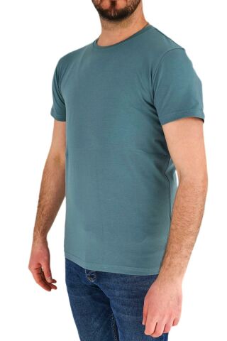 Erkek Sıfır Yaka Tişört T-904 BGL-ST01839