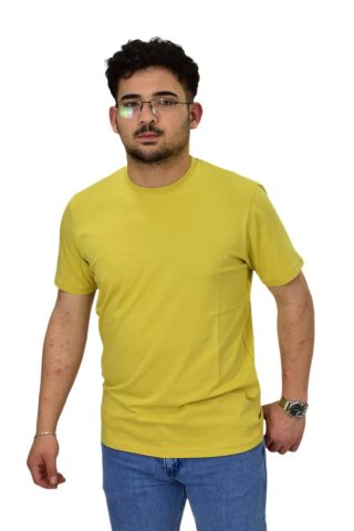 Erkek Sıfıryaka Düz Likra Süprem Tişört 4380 BGL-ST04528