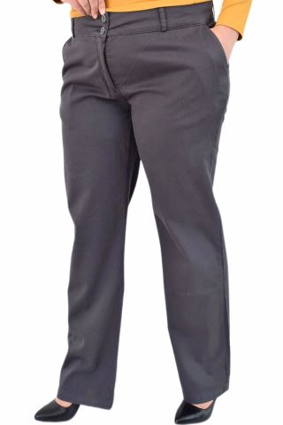 Kadın Kanvas Düşük Bel Bol Pantolon BOLT-036