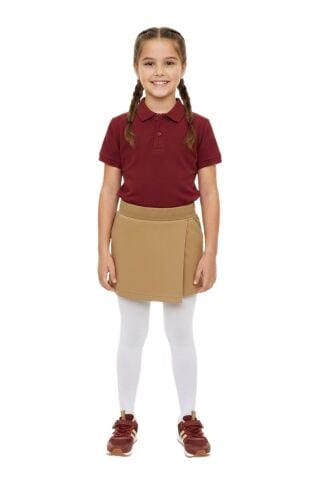 Kız Çocuk Bej Rengi Şort Etek BGL-ST04887