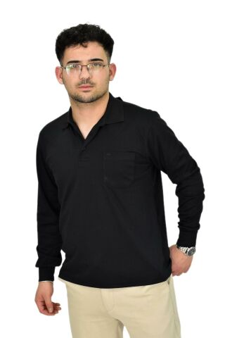 Erkek Mevsimlik Polo Yaka Sweatshirt 6830 BGL-ST04414
