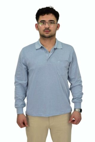 Erkek Mevsimlik Polo Yaka Sweatshirt 6830 BGL-ST04414