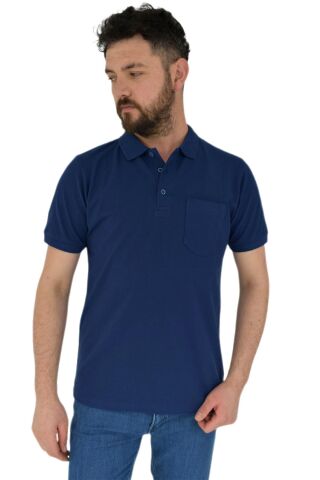 Erkek Büyük Beden Polo Yaka Cepli Tişört 2351 BGL-ST02817