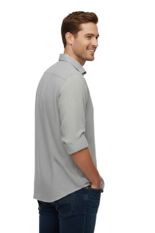 Erkek Yazlık Klasik Uzun Kol Gömlek 3819 BGL-ST04753