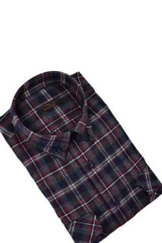 Erkek Pamuklu Kışlık Çift Cep Kapaklı Renk Gömlek BGL-ST03264