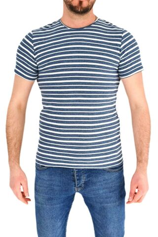 Erkek Sıfır Yaka Tişört T-750 BGL-ST01836