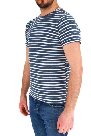 Erkek Sıfır Yaka Tişört T-750 BGL-ST01836