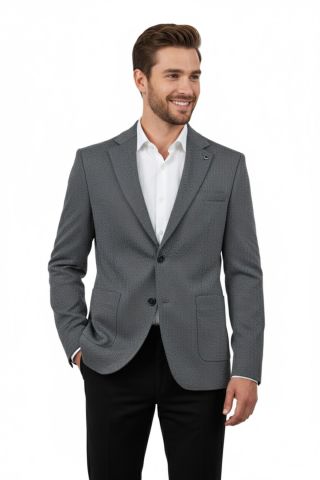 Erkek Tek Spor Ceket Çift Yırtmaçlı BGL-ST04979