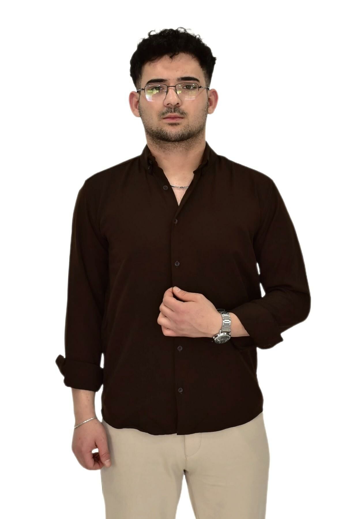 Erkek Spor Gömlek Regular Fit 9601 BGL-ST04412