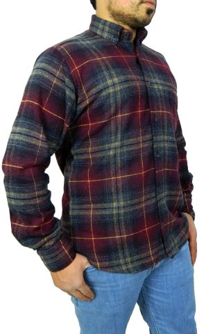 Erkek Regular Fit Pamuklu Oduncu Gömlek Bgl-st00813