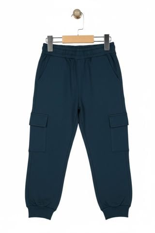 Erkek Çocuk Paça Manşetli Tek Kargo Cepli  Eşofman Altı  BGL-ST05224